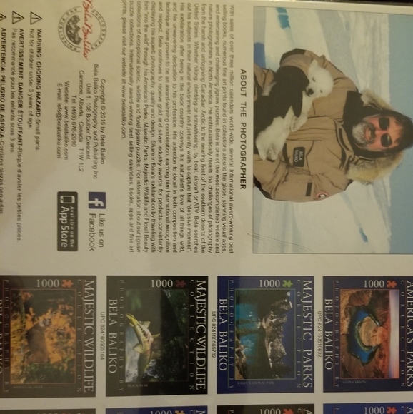 America's Parks Bryce Canyon 1000 Piece Puzzle - Picture 2 of 2